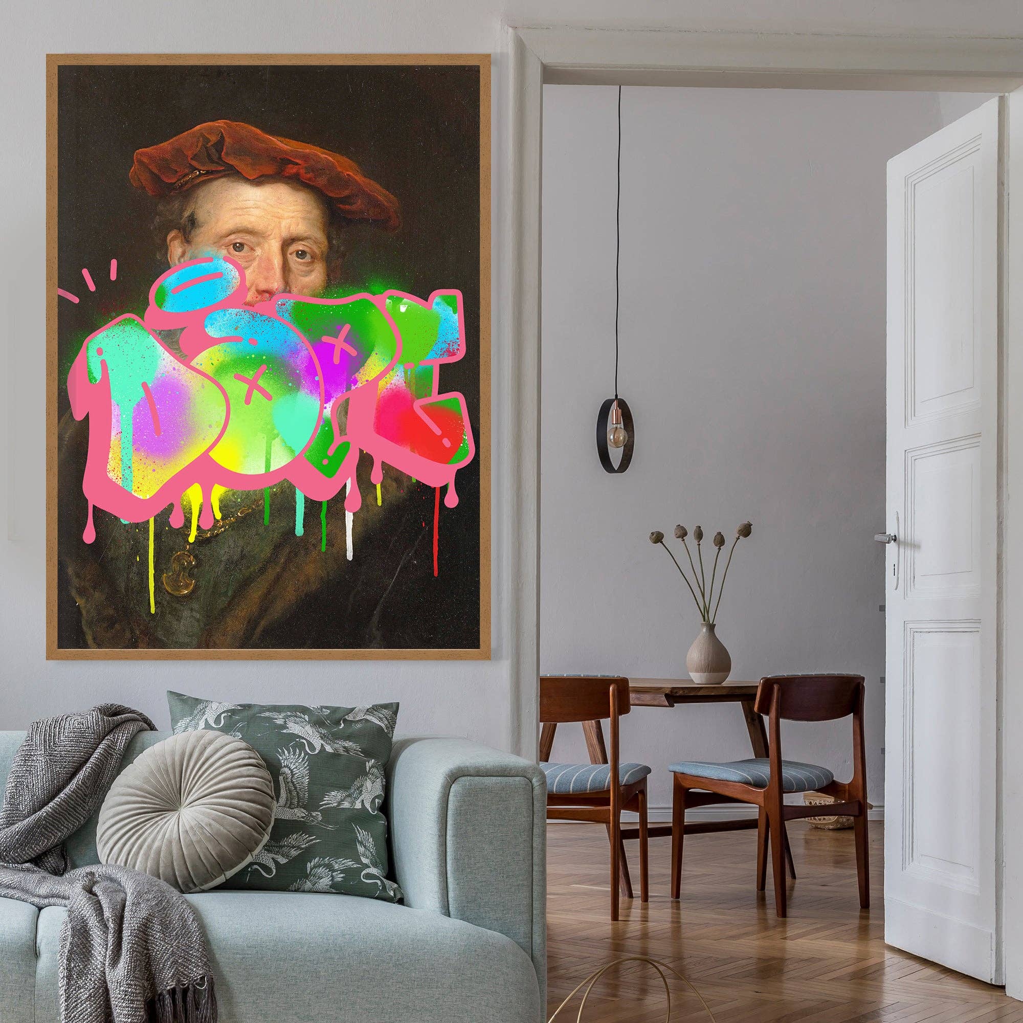 Ink & Drop – wholesale Art print – Dope Graffiti Tag Portrait Print2