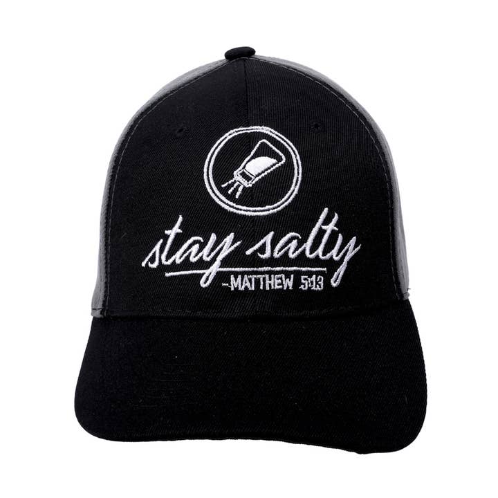Hat - Black - Stay Salty for wholesale by Swanson Christian Products