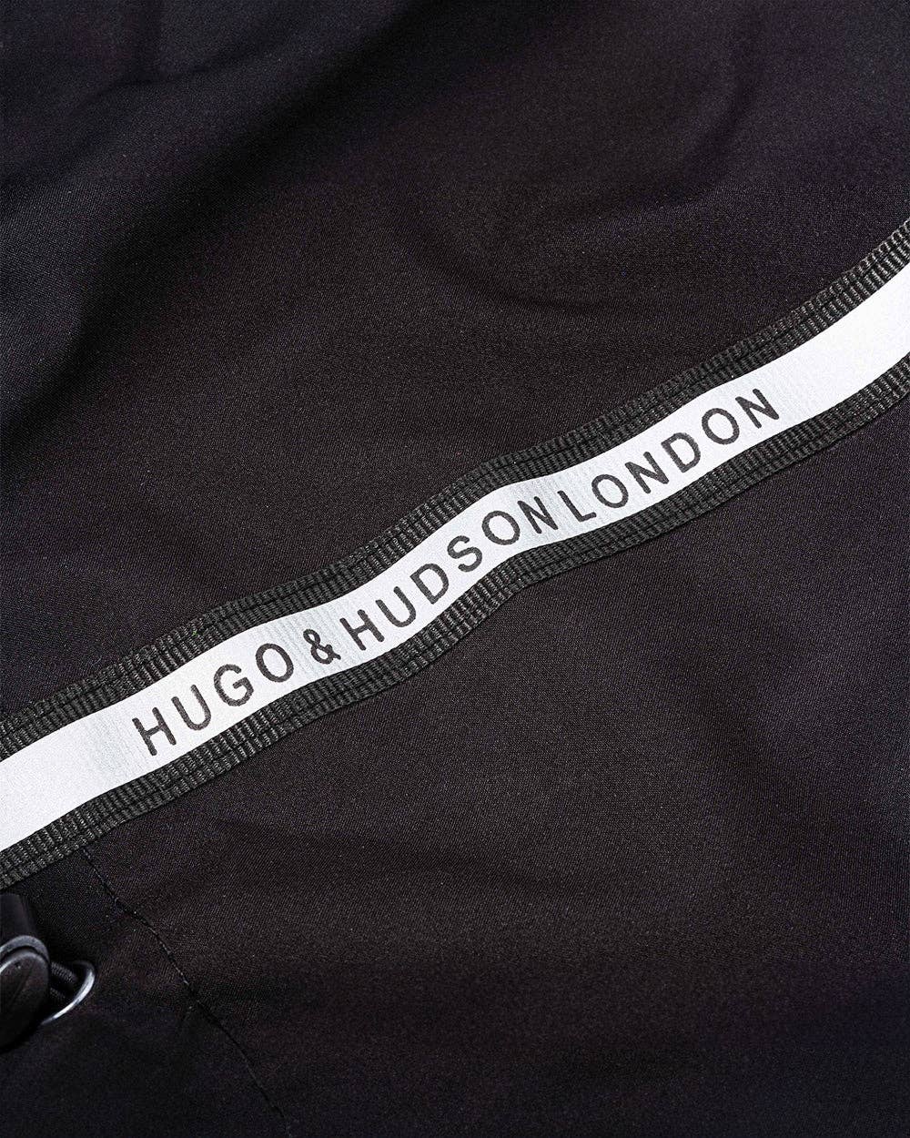 Hugo & Hudson – casaco - Cão por atacado – Macacão Refletivo com Capuz para Cão - Preto7