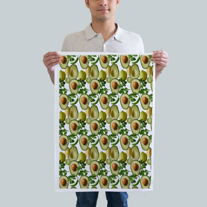 Avocados Kitchen Towel for wholesale by Red Bird’s House