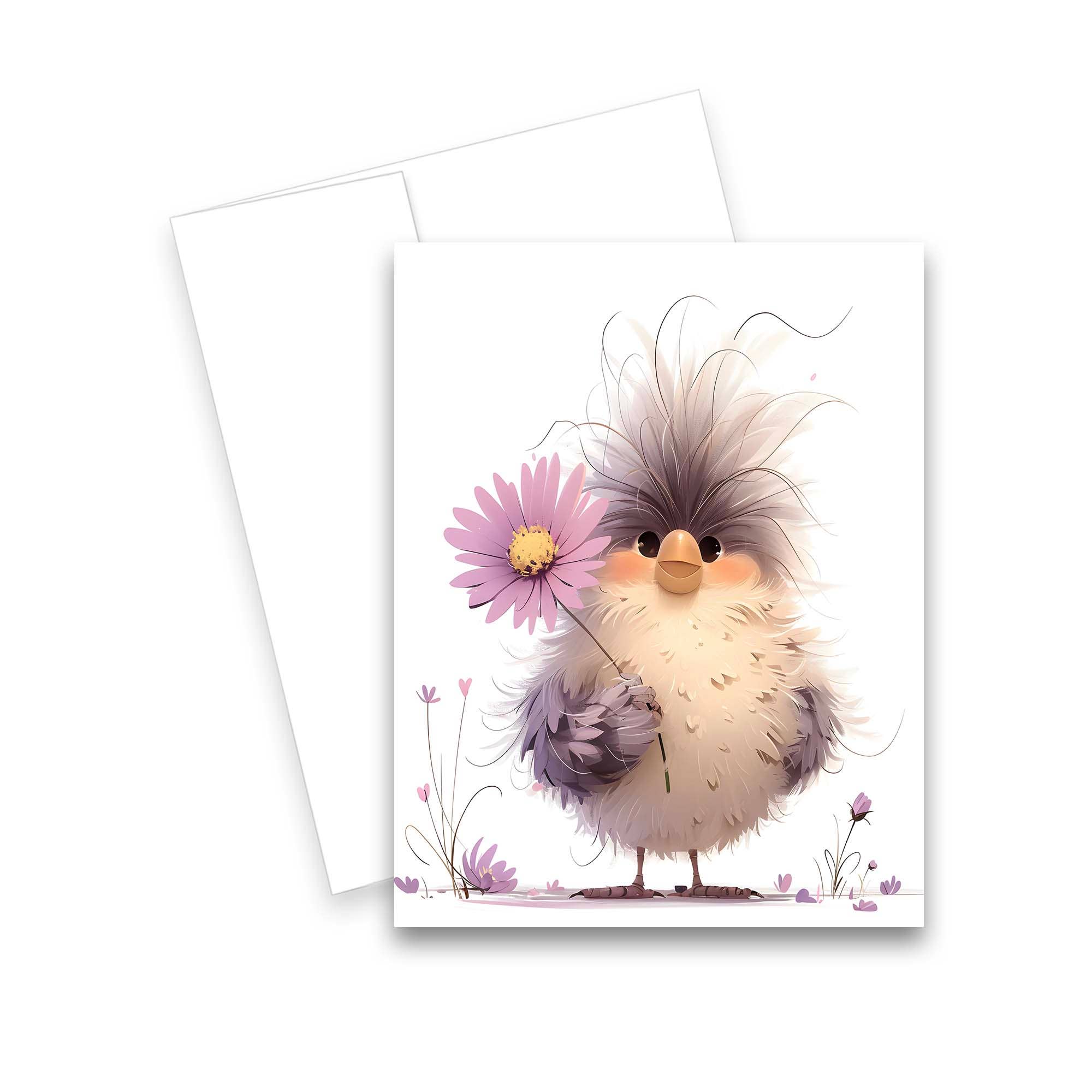 Aria Rae – Cartão de Dia dos Namorados por atacado – Cartões de Saudação com Pássaros Fofos Diversos, Conjunto de 6, Cartão de Dia dos Namorados7