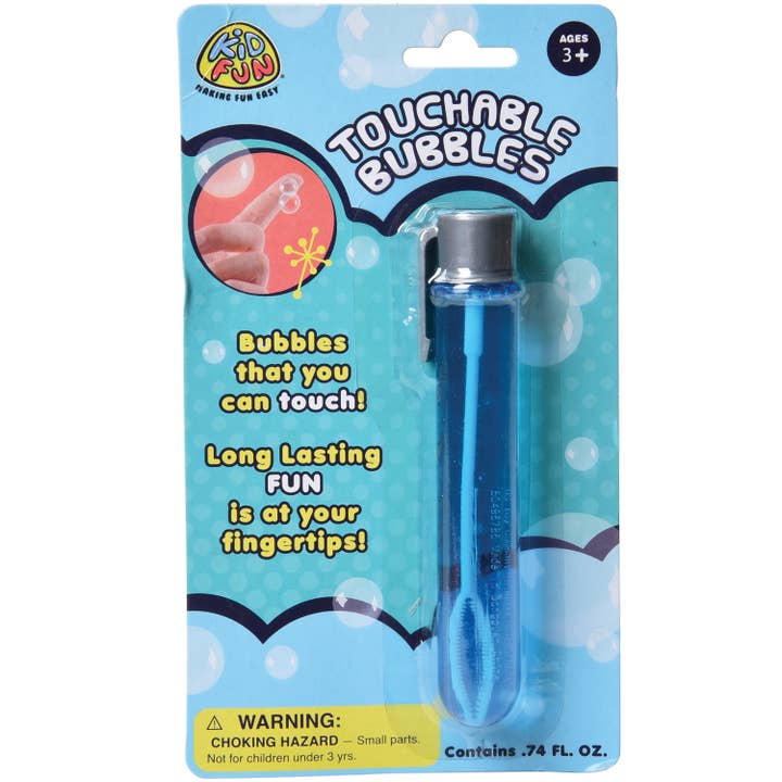 US Toy Company - Wholesale Bubble Wand - Kids - Touchable Bubbles 12-unit case pack