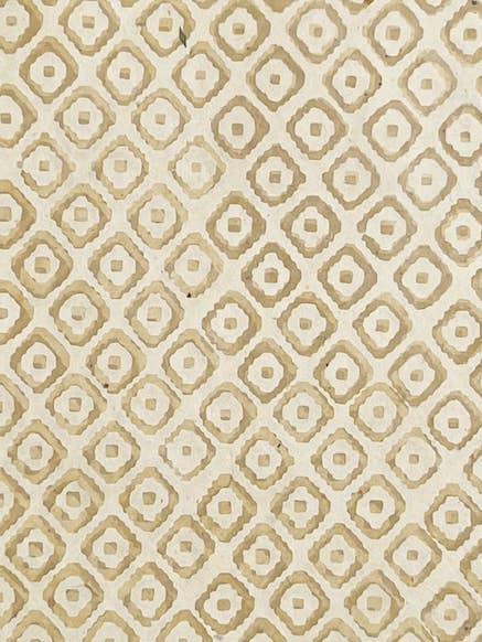 20x30 Batik rhombus, cream for wholesale by Giftsland