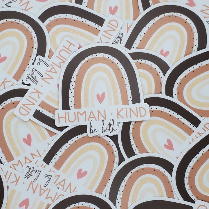 Human Kind Be Both Sticker for wholesale by Sunshine & Lemons Co.