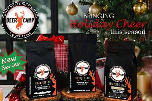 DEER CAMP® Coffee Roasting Company & Outfitters - Wholesale Ground Coffee - DEER CAMP® Coffee New Year's Blast Cinnamon Graham 1 lb1