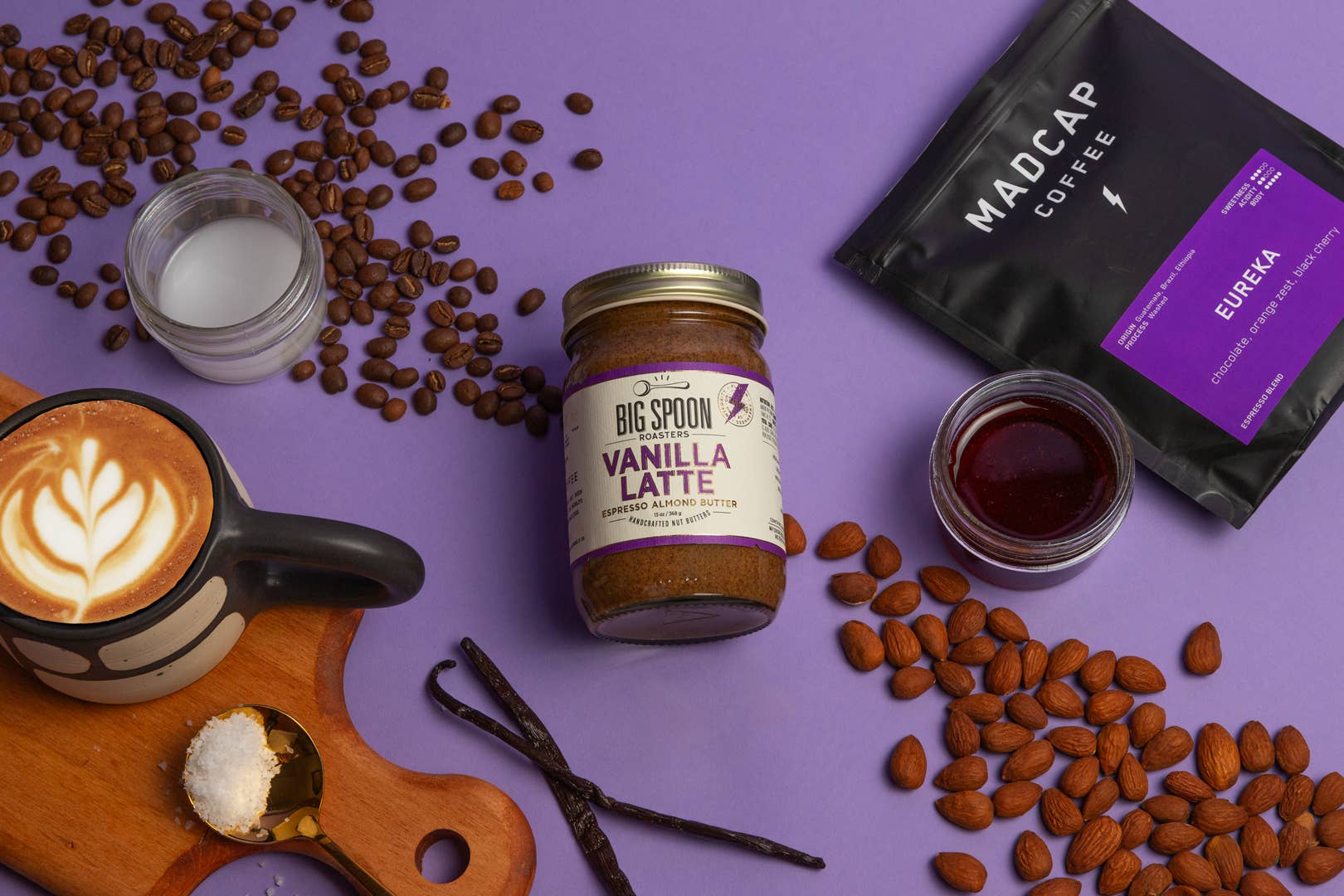 Big Spoon Roasters - Wholesale Nut Butter - Vanilla Latte Almond Butter3