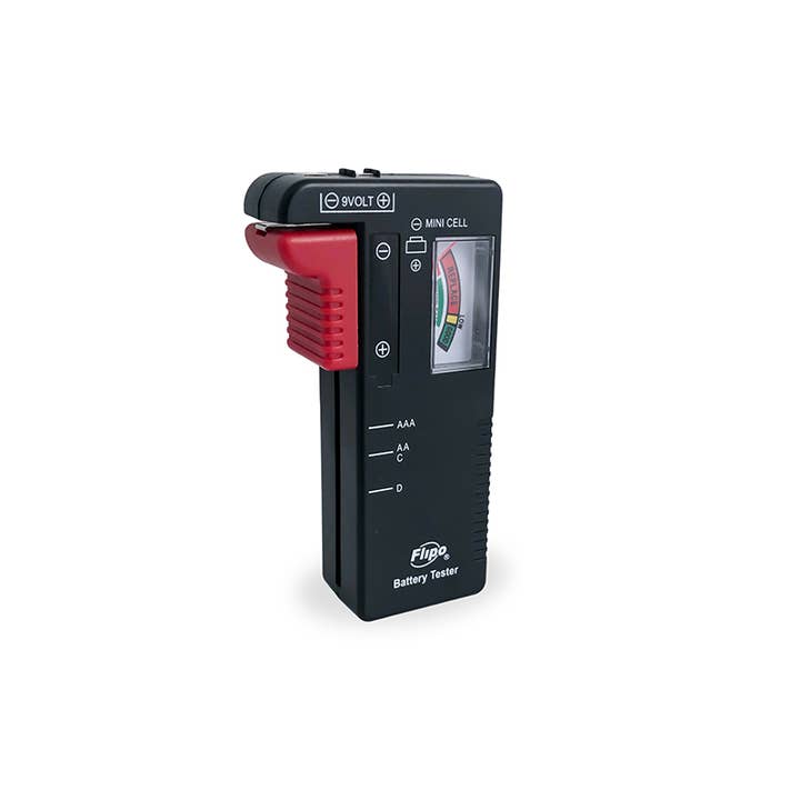 Flipo Group, Ltd. - Wholesale Small/Handheld Appliance - 60-compartment Fabric Battery Storage Case with Tester