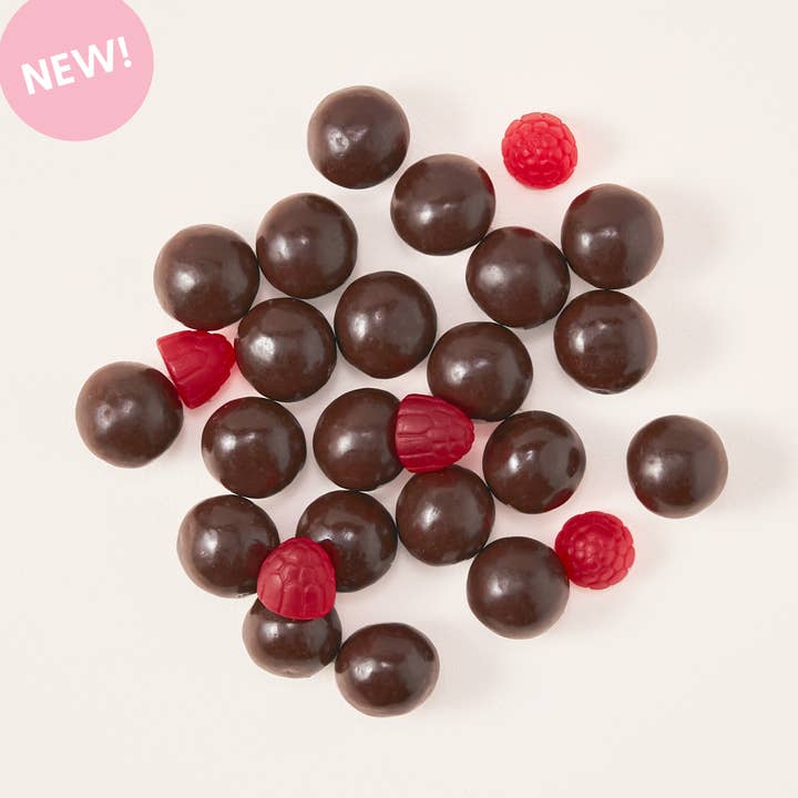 Dark Chocolate Raspberries for wholesale by Coated Australia