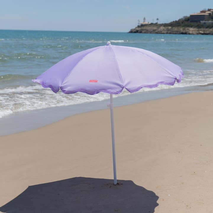 Flamingueo - Wholesale Beach Umbrella - Purple wavy umbrella12