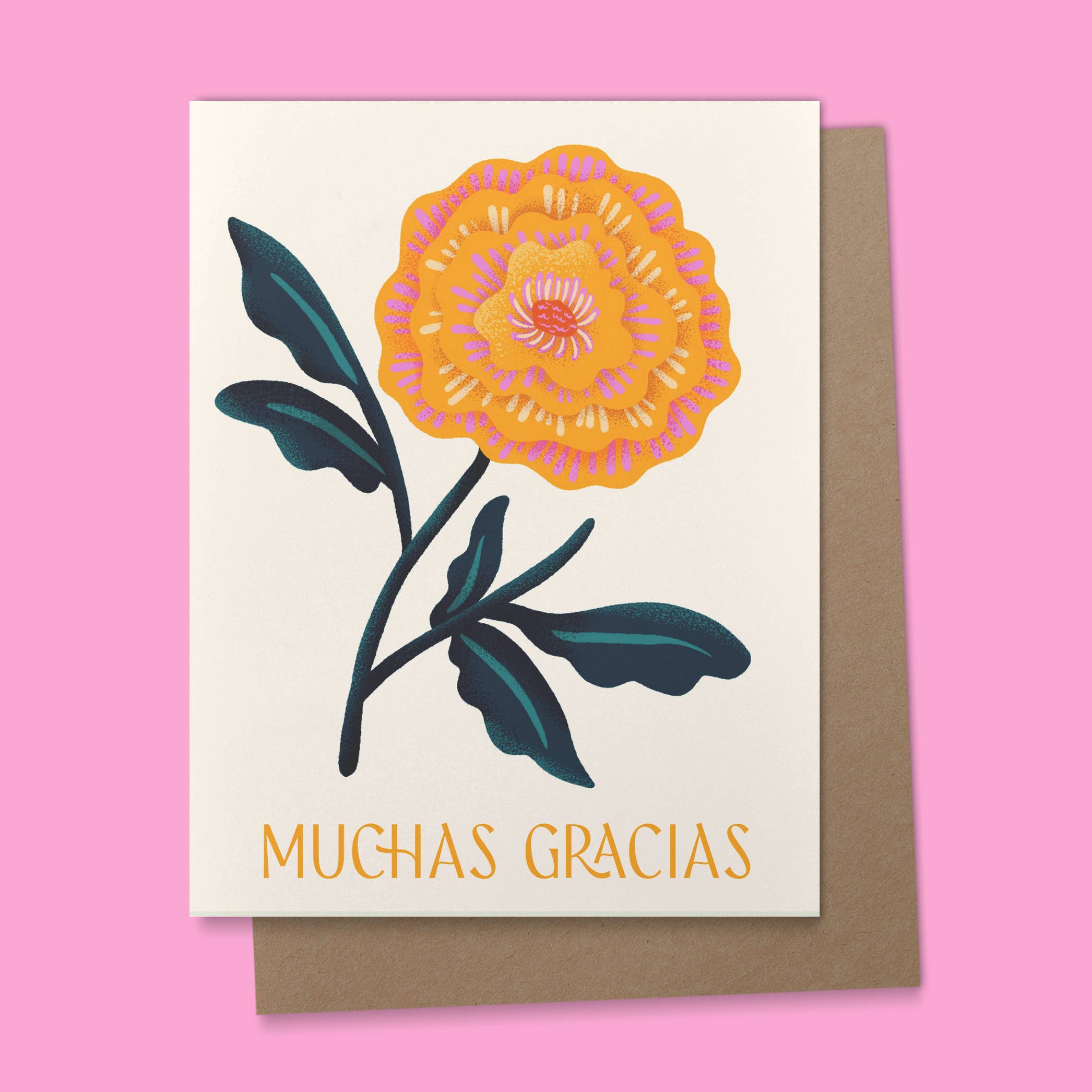Ana Peake - Wholesale Thank You Card - Muchas Gracias Spanish Greeting Card 1