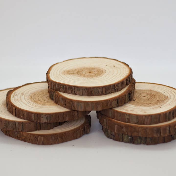 Kip Candle Co – wholesale Coasters – Natural Wood Coasters - Stylish & Functional