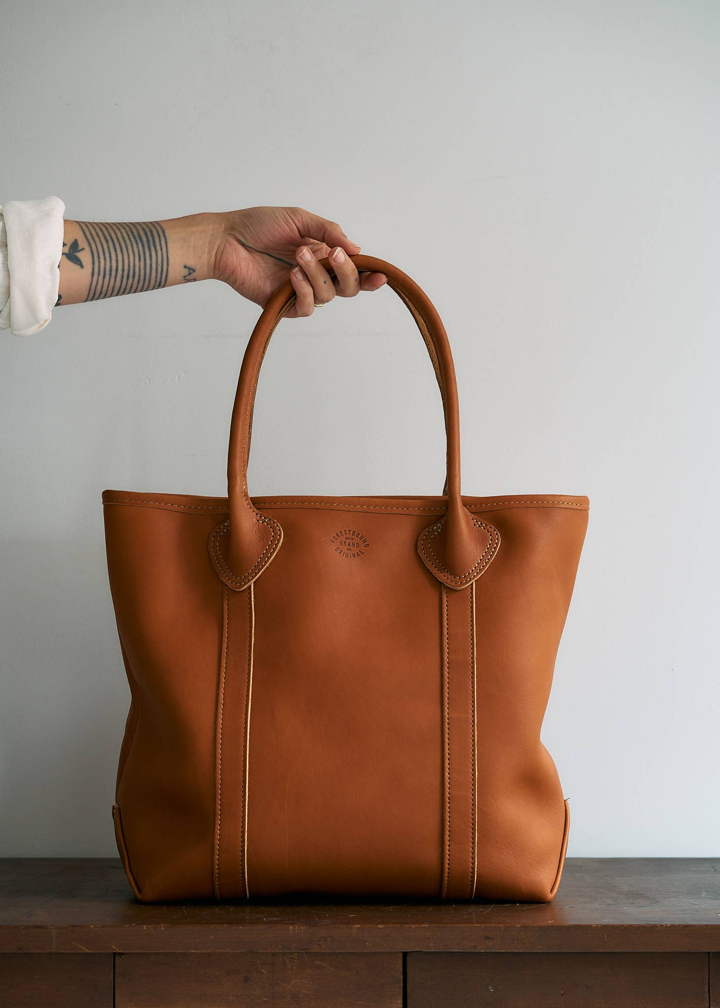FORESTBOUND - Wholesale Tote Bag - Women's - Leather Passenger Tote1