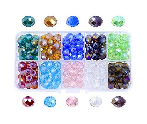 Mandala Crafts - Wholesale Beads - Faceted Bicone Crystal Glass Beads for Jewelry Making13