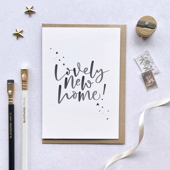 Lovely New Home for wholesale by Jen Roffe Lettering Studio