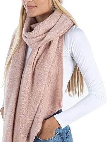 Paquete de gorros y bufandas infinitas (ramo de rosas con pompón) para venta al por mayor de Funky Junque