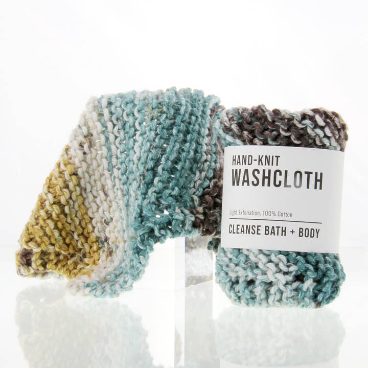 Cleanse Bath and Body - Wholesale Wash Cloth - Washcloths - Hand-Knit2