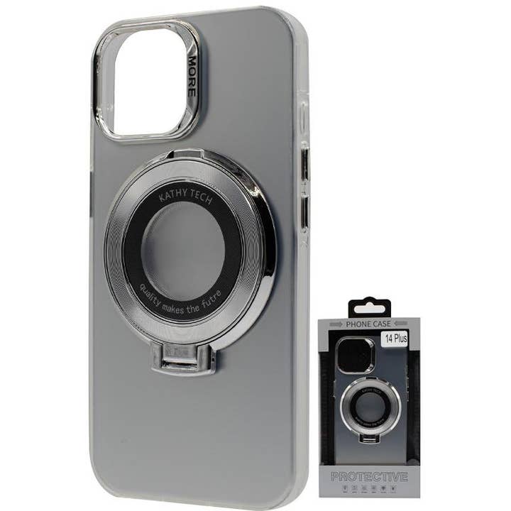 Iph 14 Plus Chromotron Magsafe-fodral Partihandel Silver för wholesale av Mighty Wireless