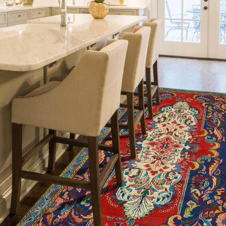 Noori Rug - Wholesale Area Rug - Fine VTG Zahra Red/Ivory Runner, 4'4" x 9'11"1