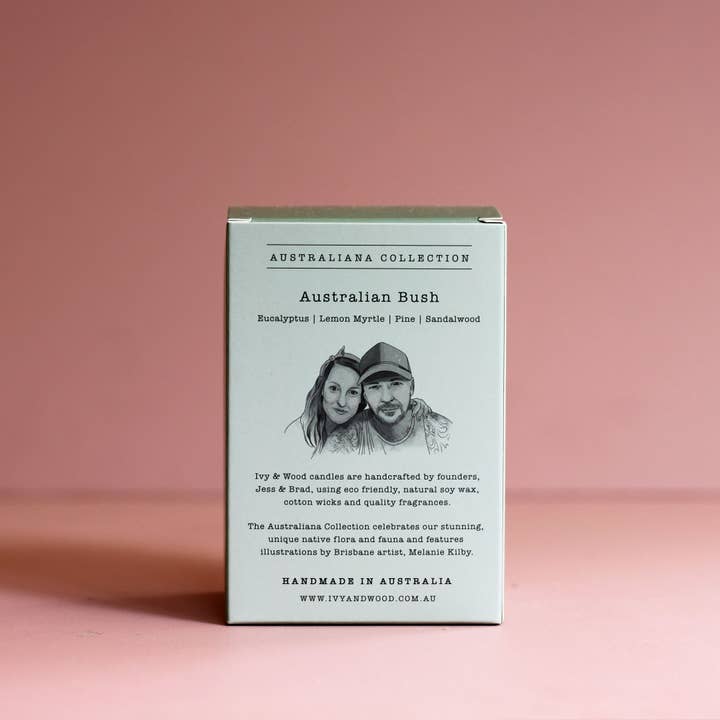 Ivy & Wood - Wholesale Jar/Filled Candle - Australiana: Australian Bush Soy Candle4