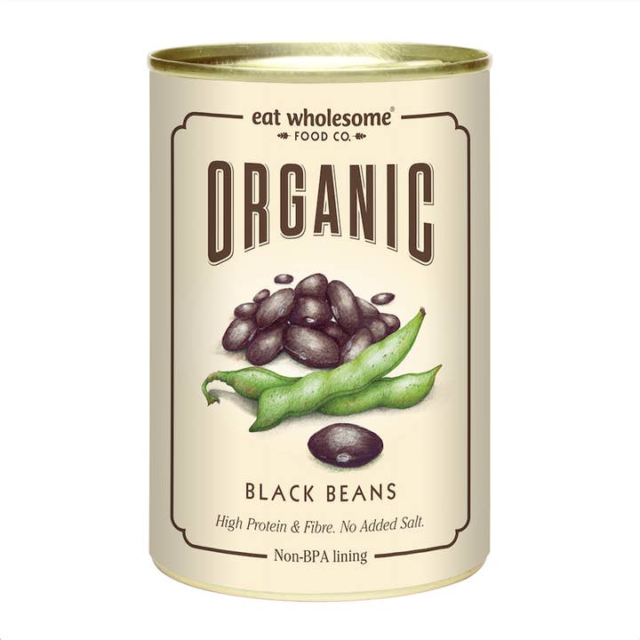 Organic Black Beans 400 g for wholesale by Eat Wholesome