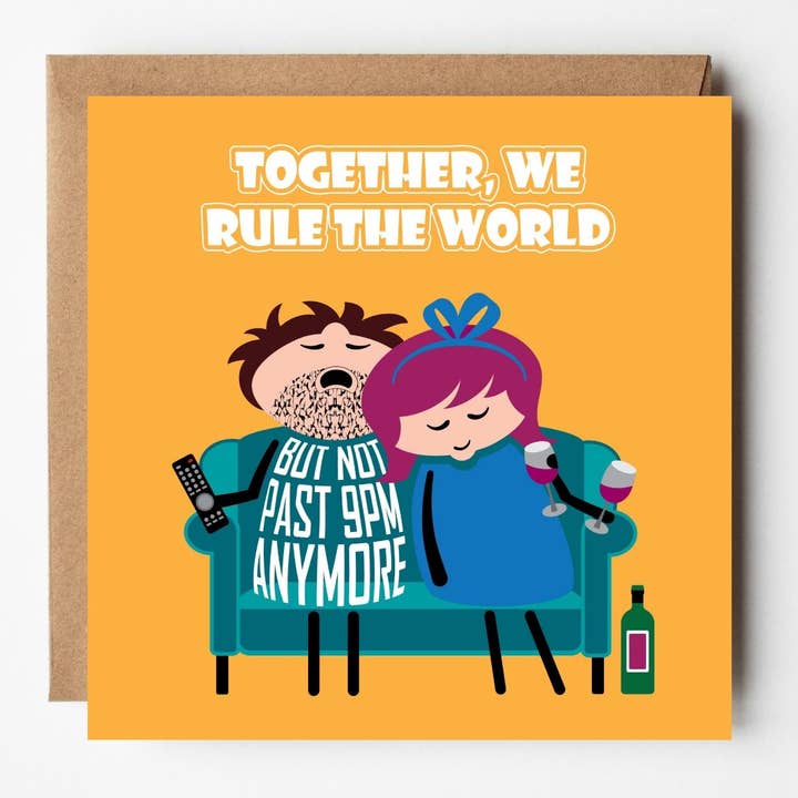 Funny Rule World Love Card - Valentine's or Anniversary for wholesale by VERSED AID