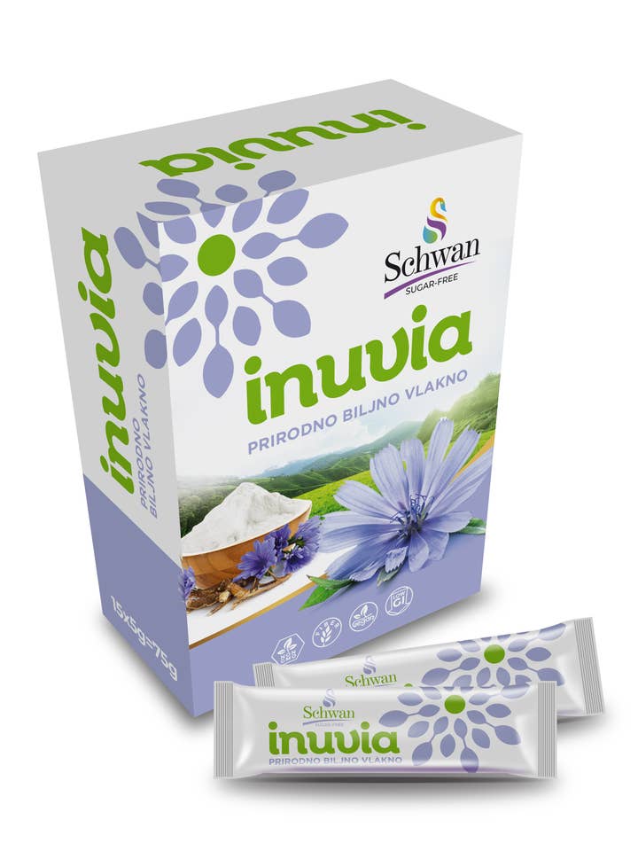 Inuvia Natural Plant Fiber of Chicory Root (Inulin) for wholesale by SCHWAN SUGAR-FREE