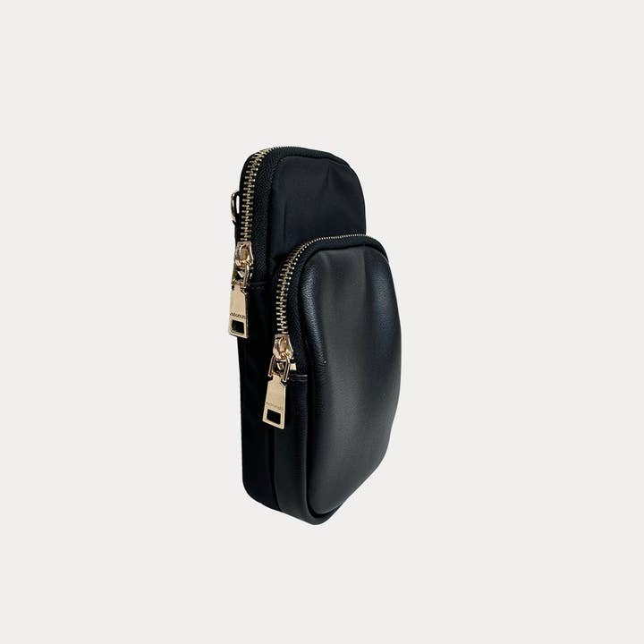 AHDORNED - Wholesale Crossbody Bag - Women's - Janet Nylon & Vegan Crossbody Phone Bag