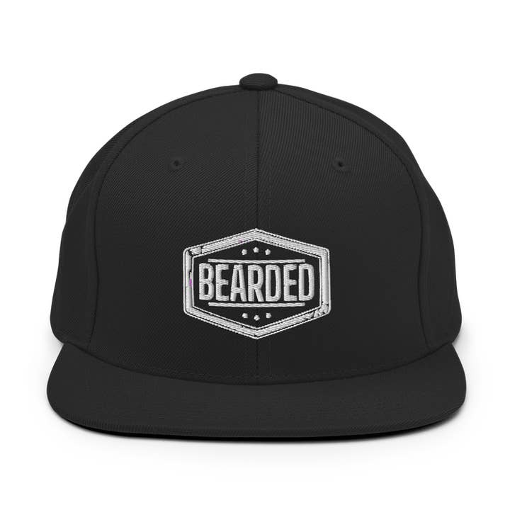 Bearded Snapback Hat for wholesale by Bearded Sons Beard Co