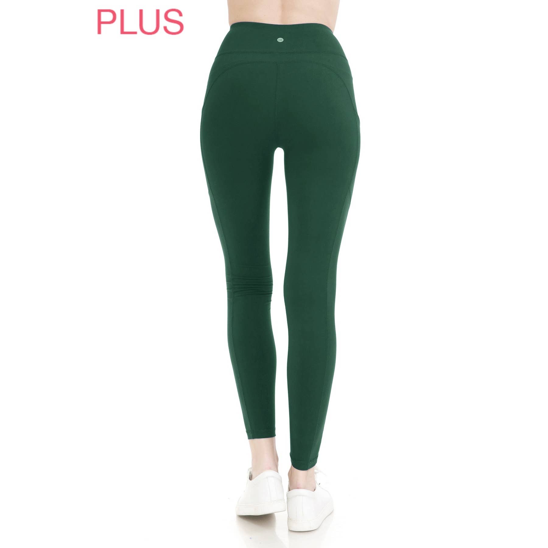 Leggings Depot - Venta al por mayor Leggings deportivos/cómodos - Mujer - Leggings deportivos sólidos de cintura alta premium de talla grande10