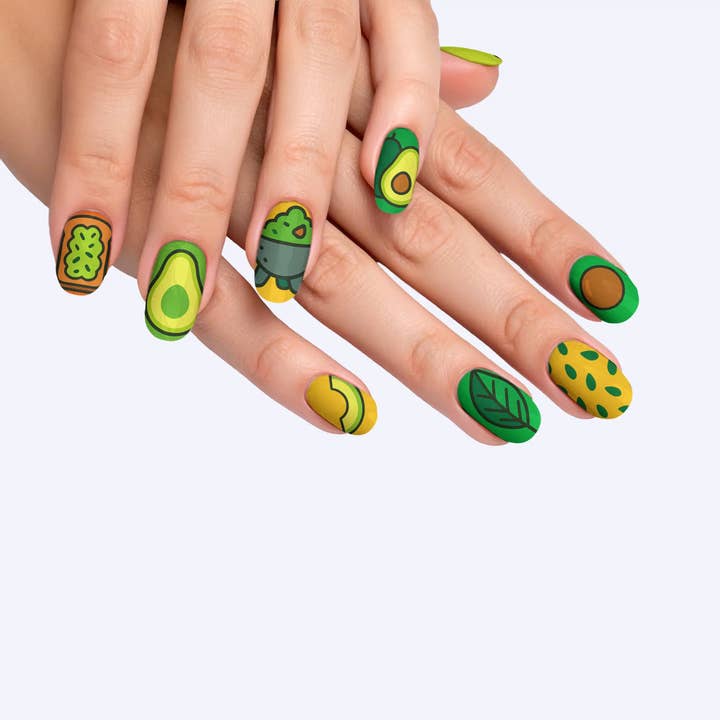 FYNE BODY - Wholesale Press-on/fake nails - AvoChic Sunshine Avocado Press-On Nails71