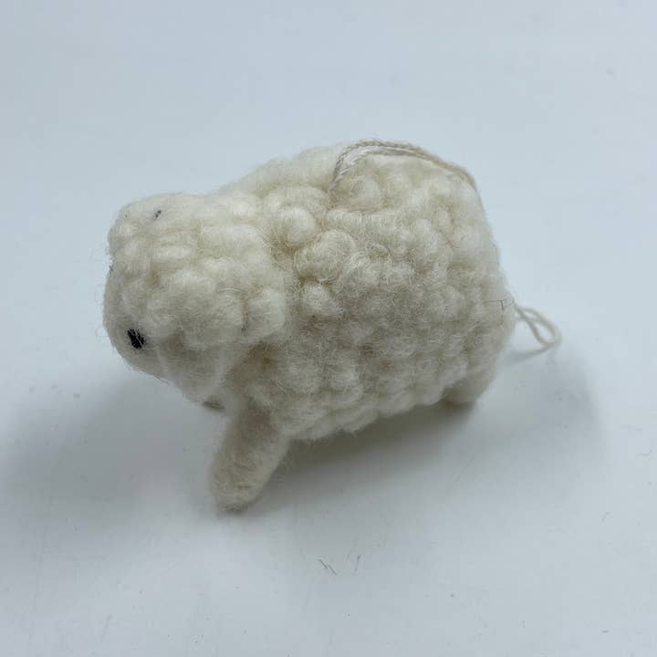 Funky Yak Ltd – wholesale Ornament – Felt Sheep Decoration/Ornaments6