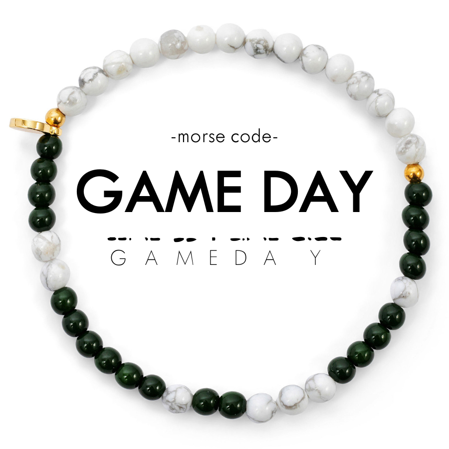 ETHICGOODS - Wholesale Beaded Bracelet - Morse Code Bracelet | GAME DAY16
