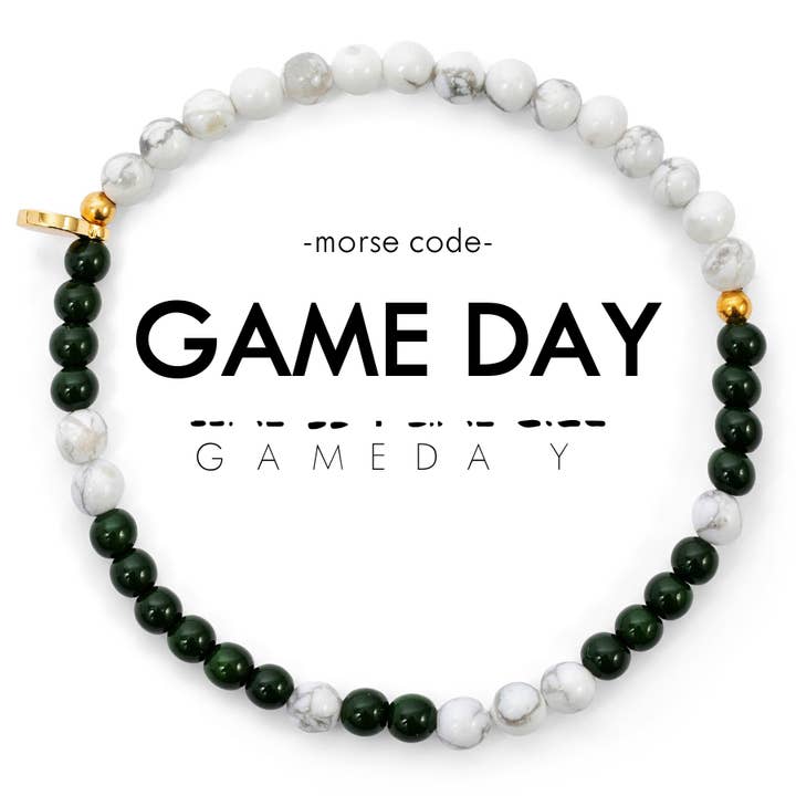 ETHICGOODS - Wholesale Beaded Bracelet - Morse Code Bracelet | GAME DAY16