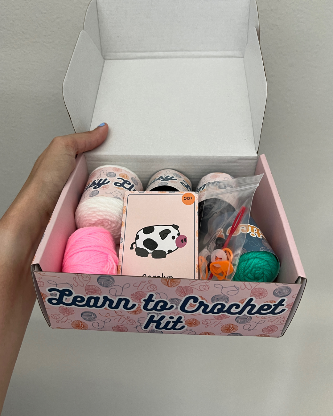 Lousy Llama Creations – wholesale Knitting/Crochet Supplies – Variety Set of Learn How to Crochet Kits9