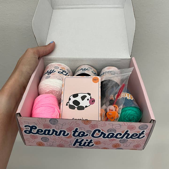 Lousy Llama Creations - Vente Accessoire de tricot/crochet - Ensemble varié de kits pour apprendre à crocheter9