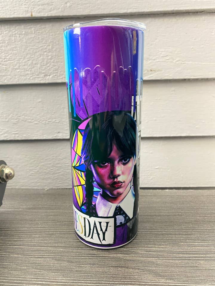 Wednesday Tumbler for wholesale by Southern up North