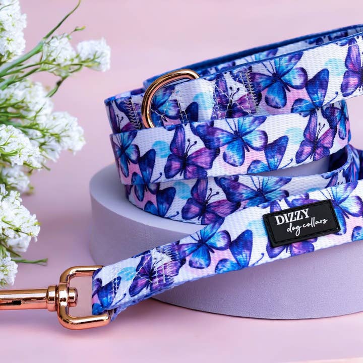 Butterfly Ballet Dog Leash | Dog Lead for wholesale by Dizzy Dog Collars