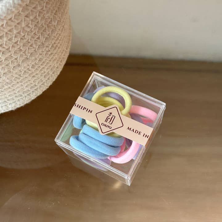 XO Fashion - Wholesale Hair Tie - HT6312 Exquisite Boxed Colorful Daily Versatile Hair Tie