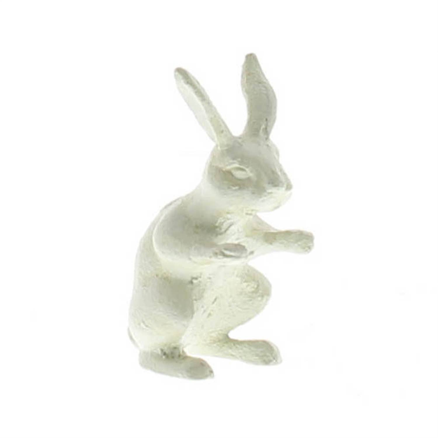 HomArt - Wholesale Decorative Figurine - Curious Rabbit - Cast Iron Hare - Antique White