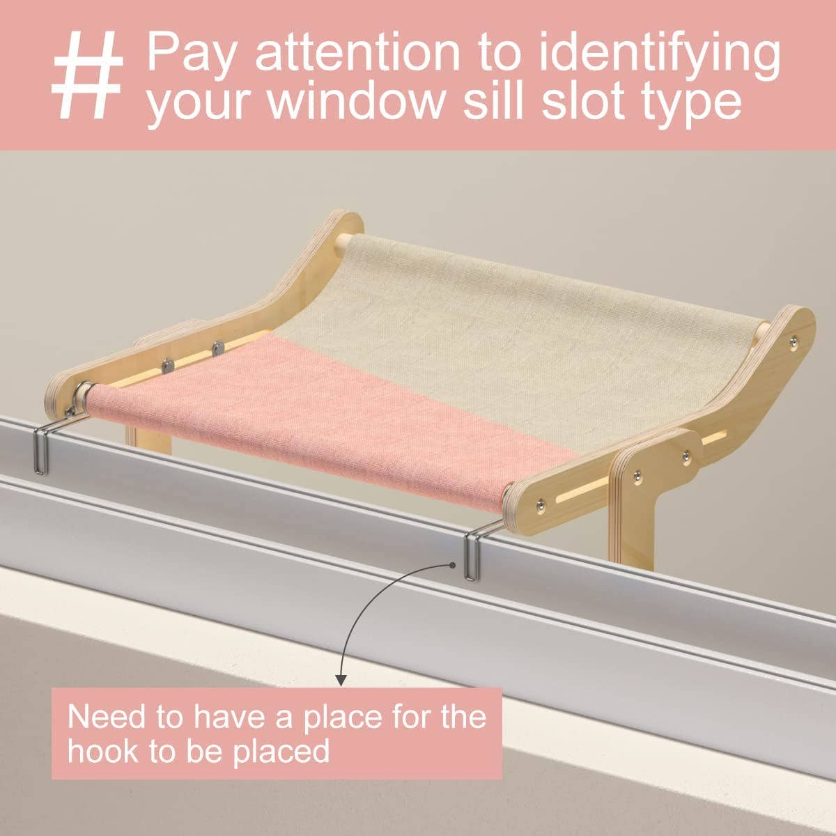 Robud & Mewoofun Official Store - Wholesale Pet Bed - Cat/Dog - Mewoofun Cat Pet Window Wooden Component Bed Hanging Cotton15