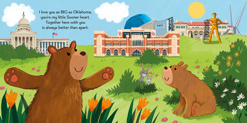 Sourcebooks - Wholesale Baby & Toddler Book (0-2) - I Love You as Big as Oklahoma (BB)1