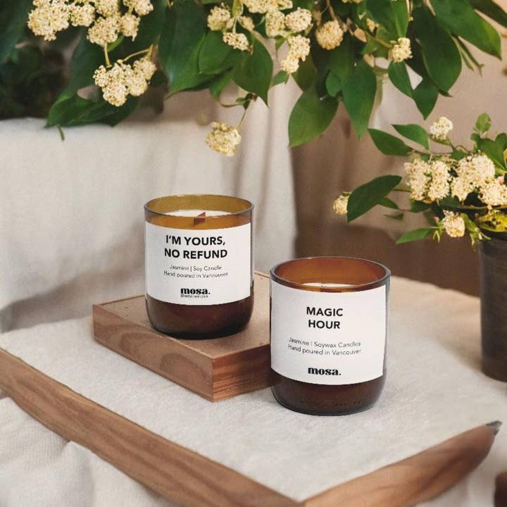 Mosa - Wholesale Jar/filled candle - Magic Hour - Jasmine Essential Oil Candle6