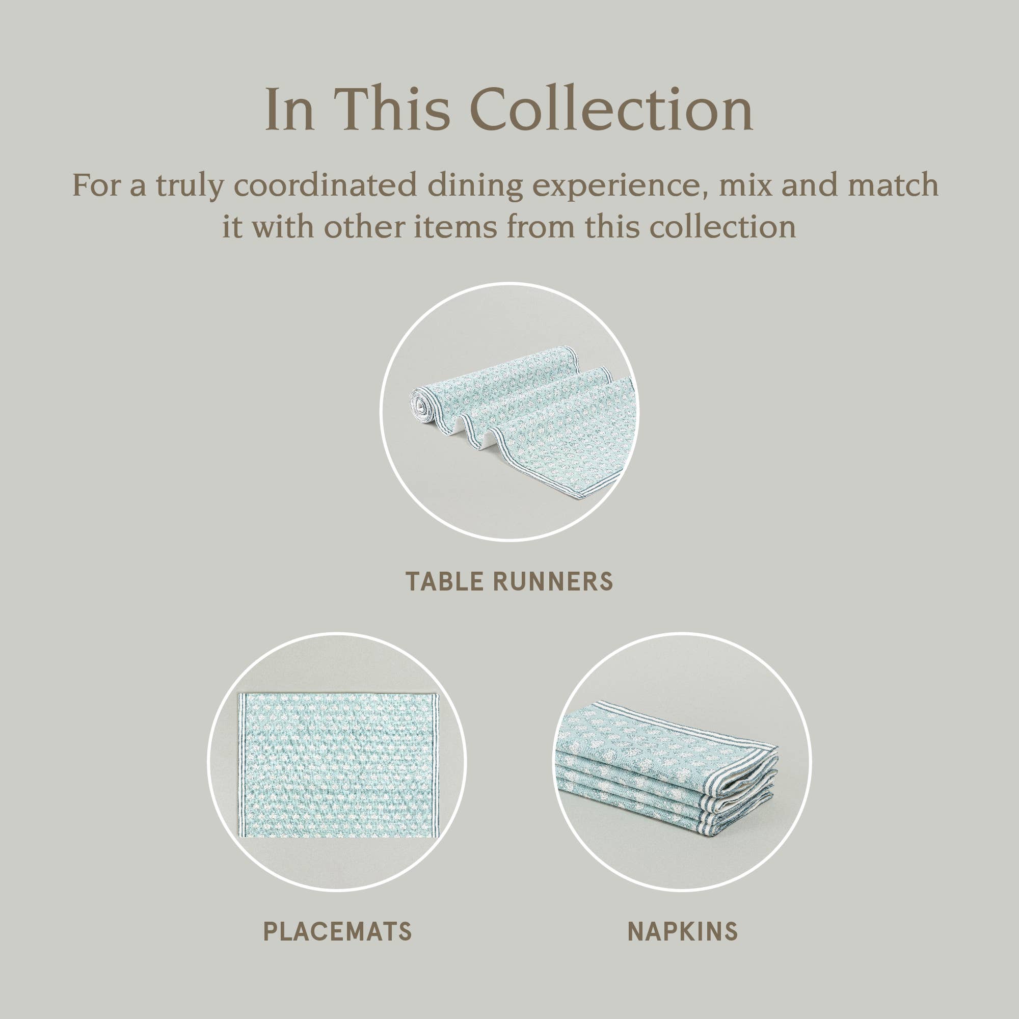 over&back - Wholesale Placemat - Artisan Hand-Blocked Placemats – 100% Cotton – Set of 43