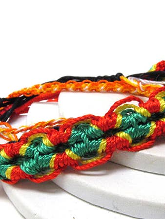 ( W584 ) CRYSTAL COLORFUL FRIENDSHIP BRACELET for wholesale by Jewelry Max