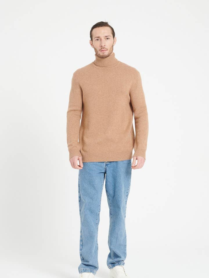 Men's 4-ply cashmere turtleneck sweater LUKE 15 for wholesale by STUDIO CASHMERE8