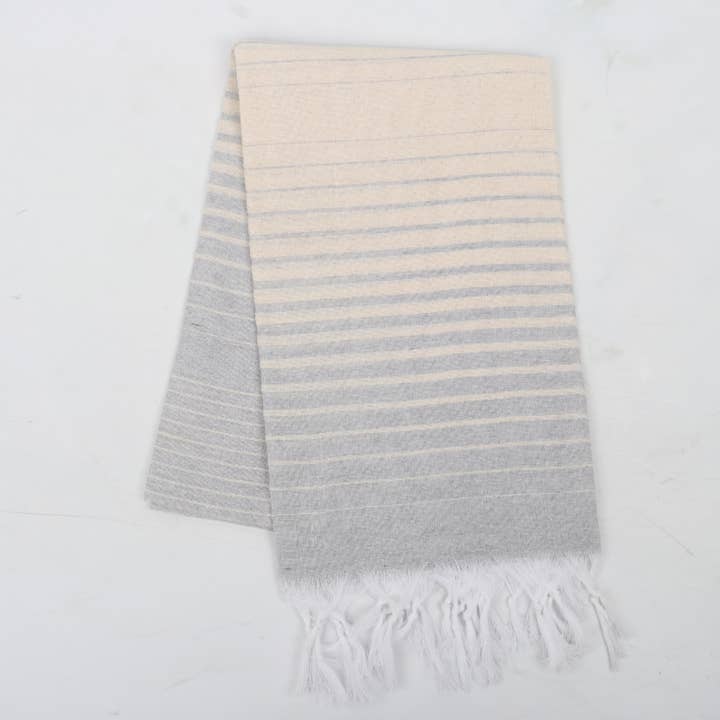 HERLOOM TOWELS - Wholesale Beach Towel - Ombre Turkish Towel, Lightweight Handloom Cotton Peshtemal28