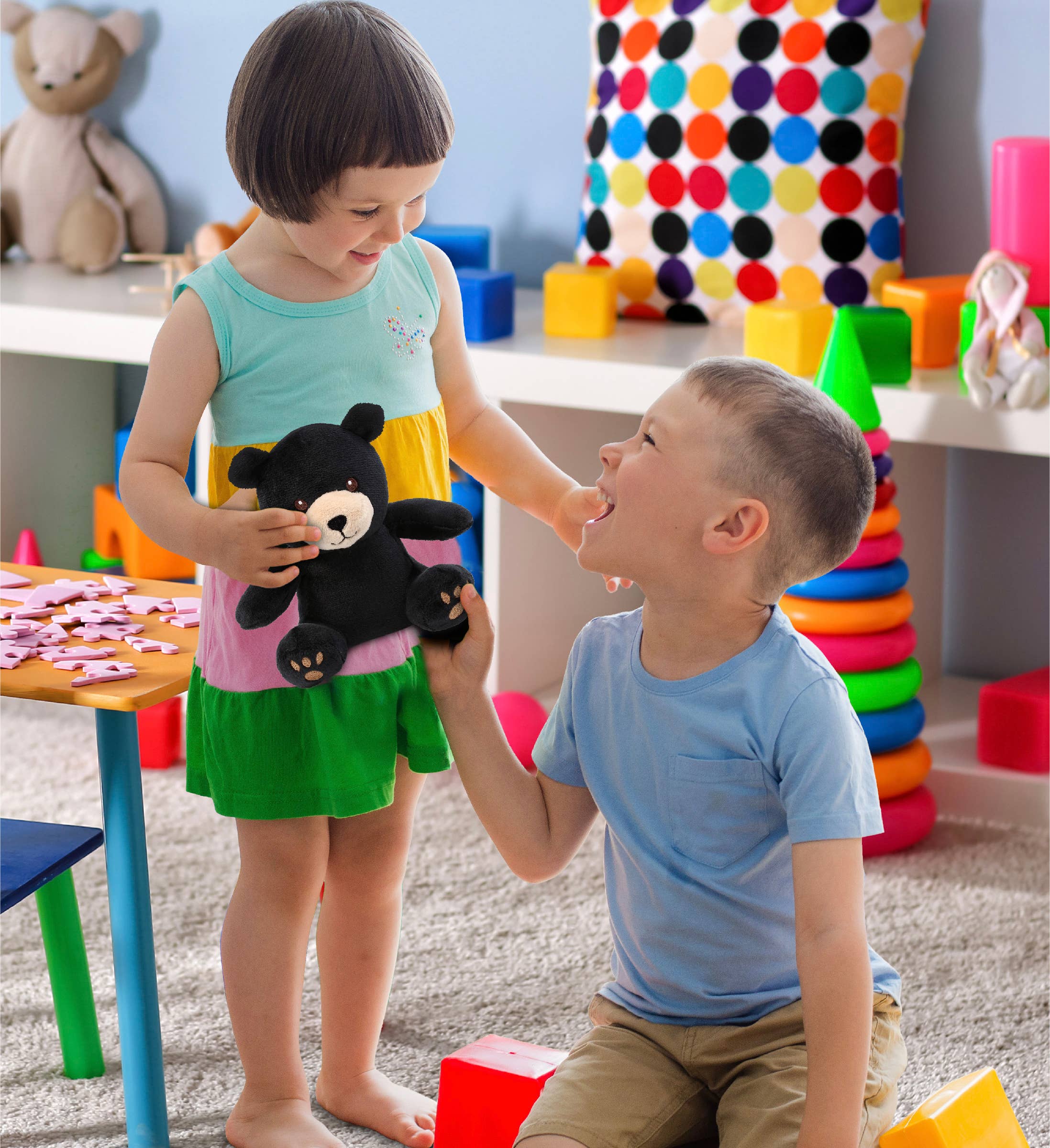 Cota Global - Wholesale Stuffed/Plush Toy - Kids & Baby - 6" Plush - Black Bear5