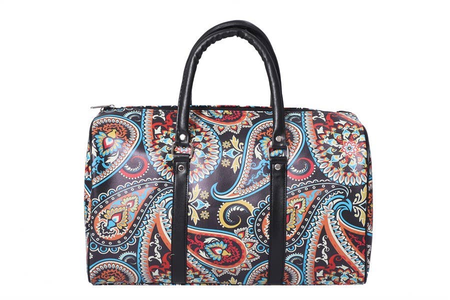 Nima Accessories Inc - Vente Sac à main avec poignée sur le dessus – femme - Sac à main imprimé pour dames avec poignée supérieure