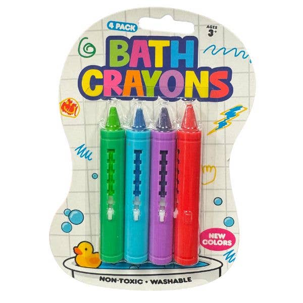 Bath Crayons - 4Pack Crayons With Holders - Non-Toxic for wholesale by St. Louis Wholesale LLC