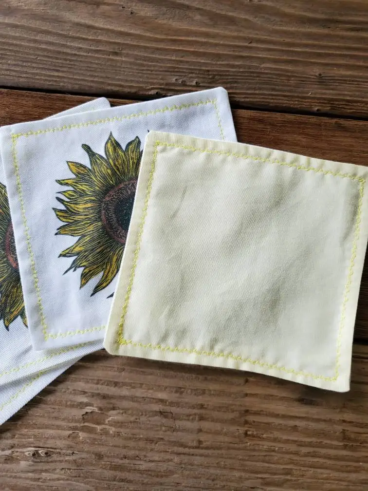 Maple Moon Designs – wholesale Dinner & cloth napkin – Sunflower Cocktail Napkin Set2